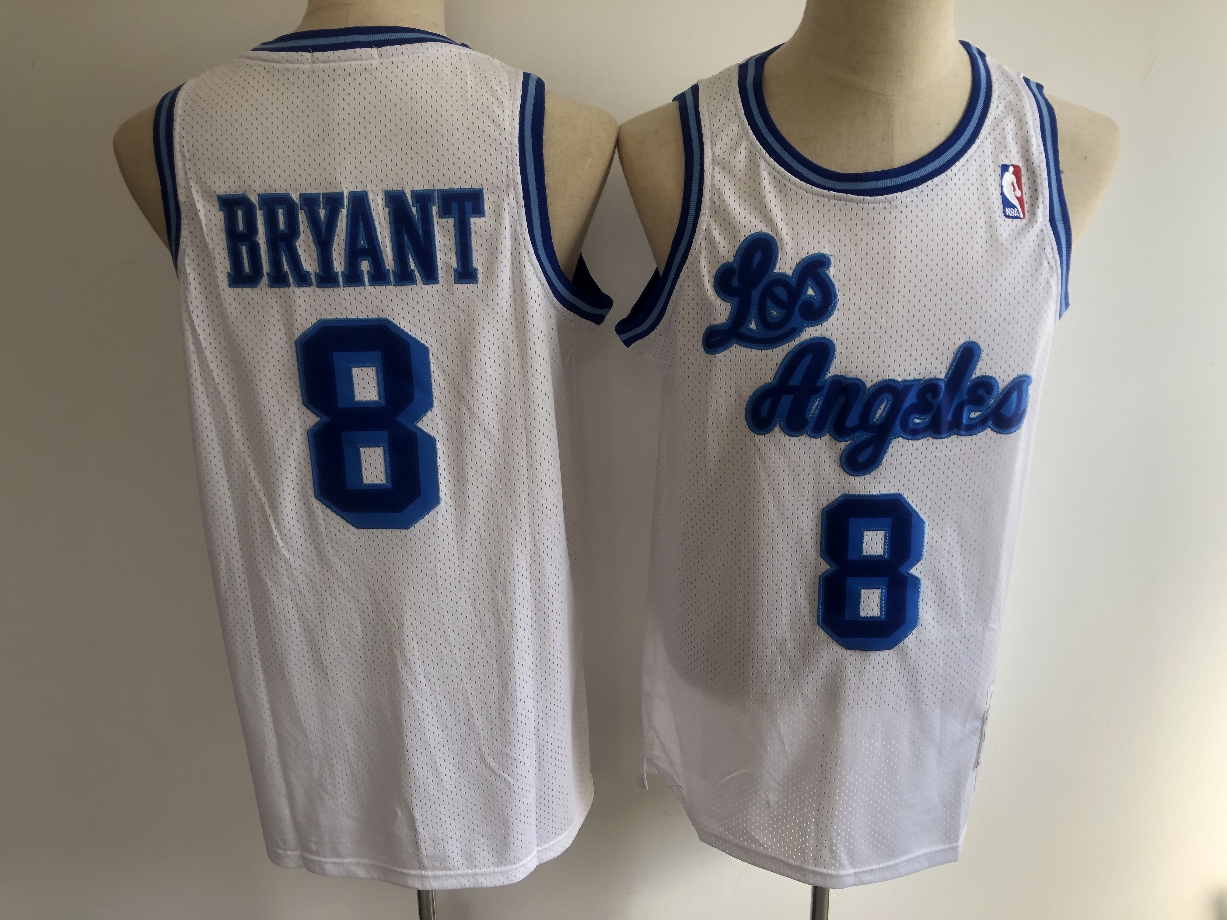 Men Los Angeles Lakers #8 Bryant white NBA Jerseys